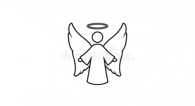 Angel coloring page