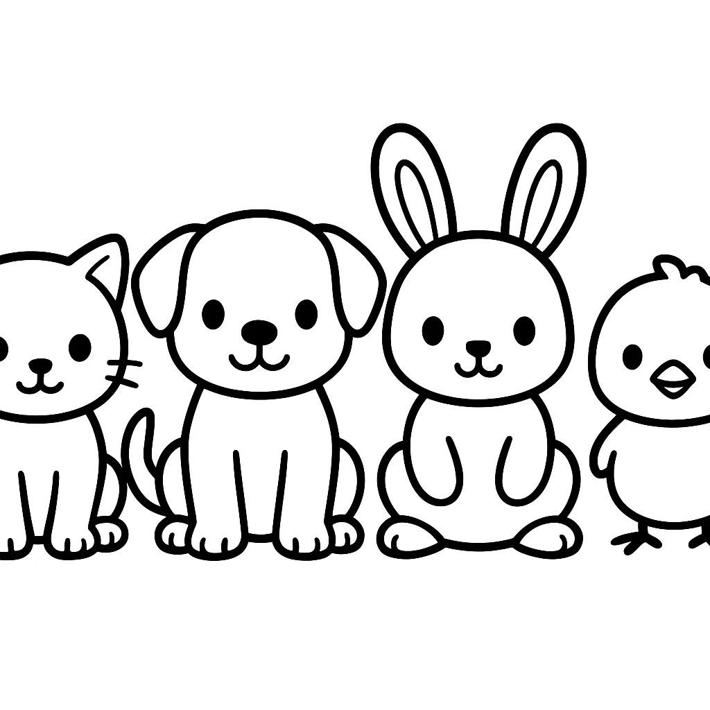 Baby Animals coloring pages
