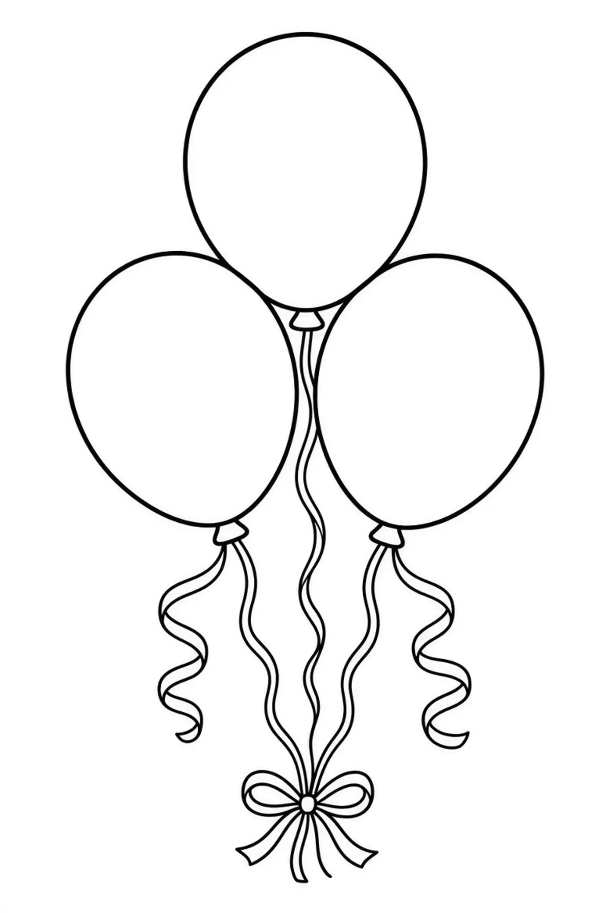 Balloon coloring pages printable for kids