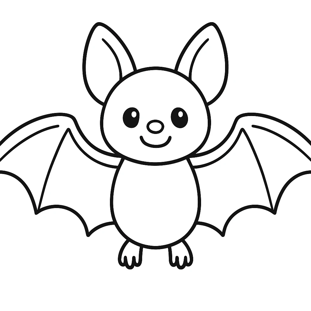 Bat coloring pages