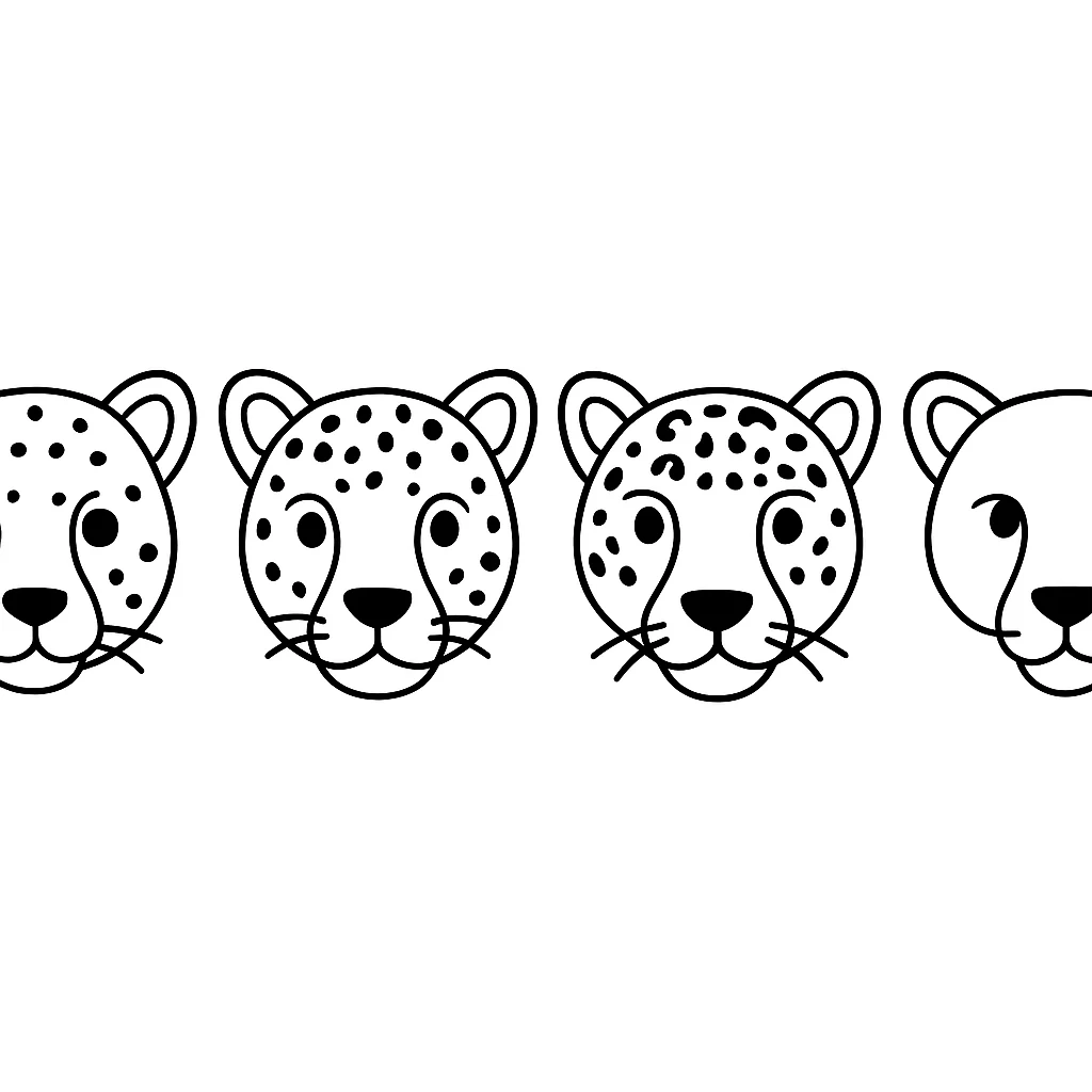 Big Cats coloring pages