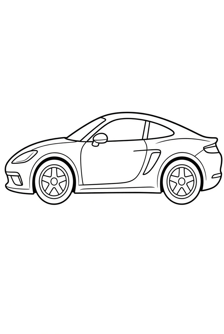 Car coloring pages printable for kids