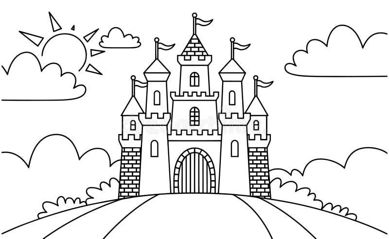 Castle coloring pages
