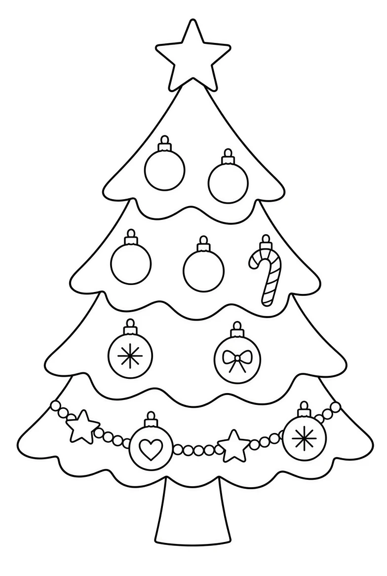 Christmas coloring page