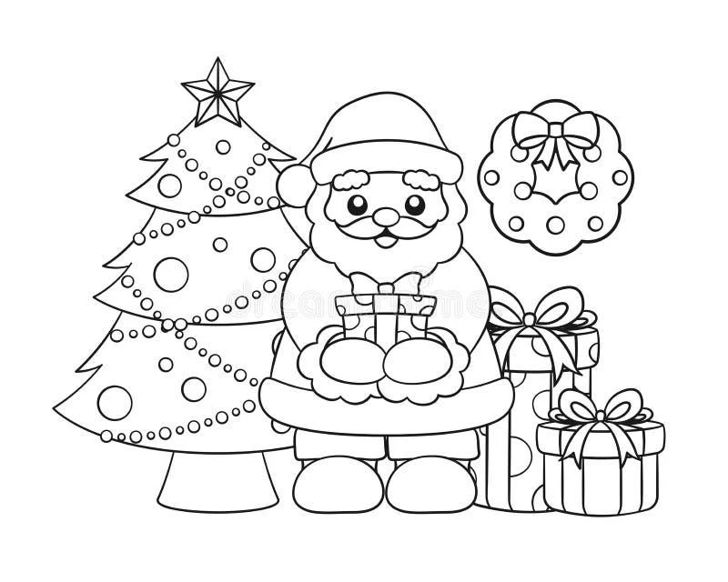 Free Christmas coloring sheet for kids