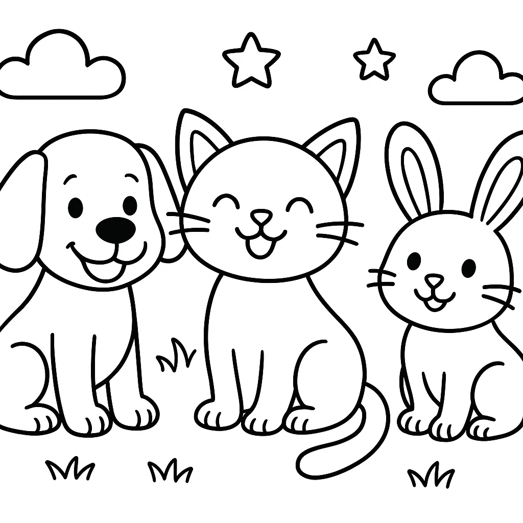 Classic Cartoons coloring pages printable for kids
