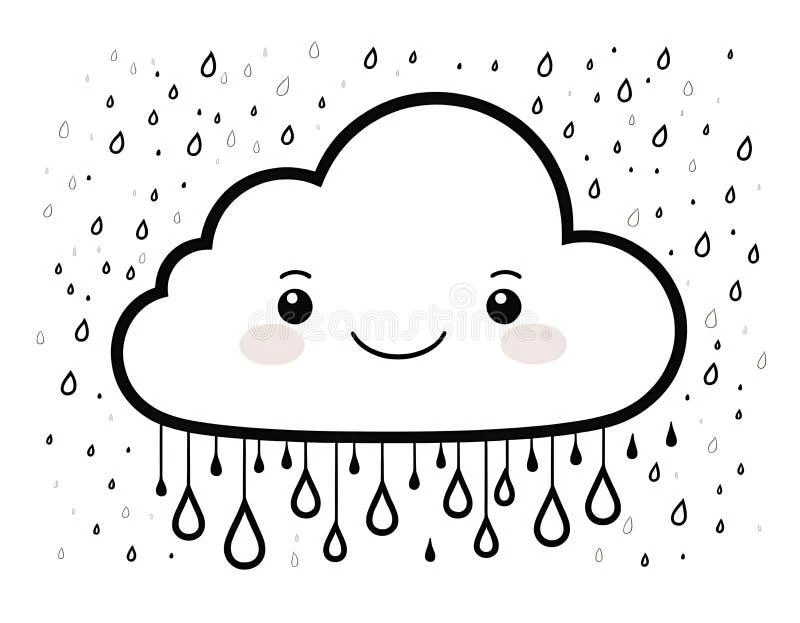 Cloud coloring pages