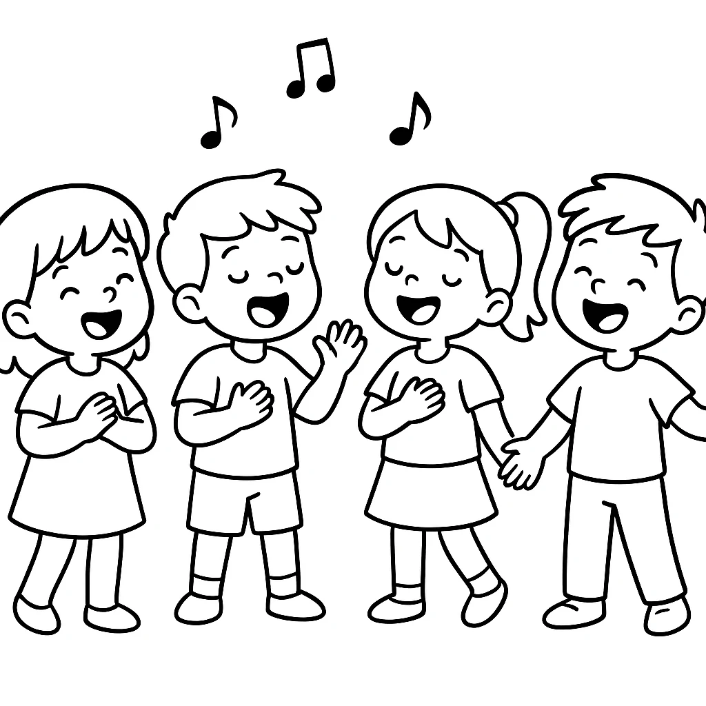 Cocomelon drawing page for kids