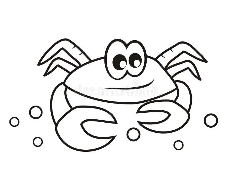 Free Crab coloring sheet for kids