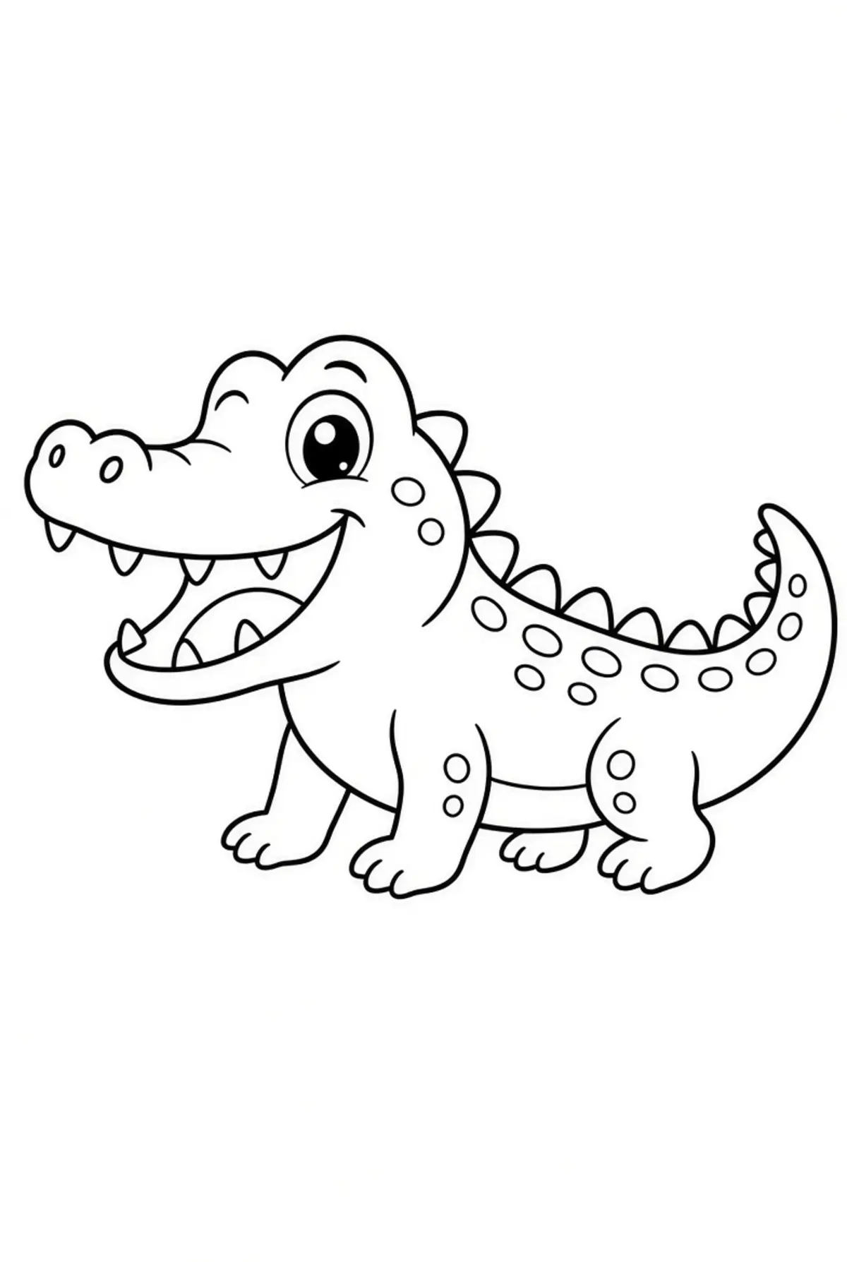 Crocodile coloring pages