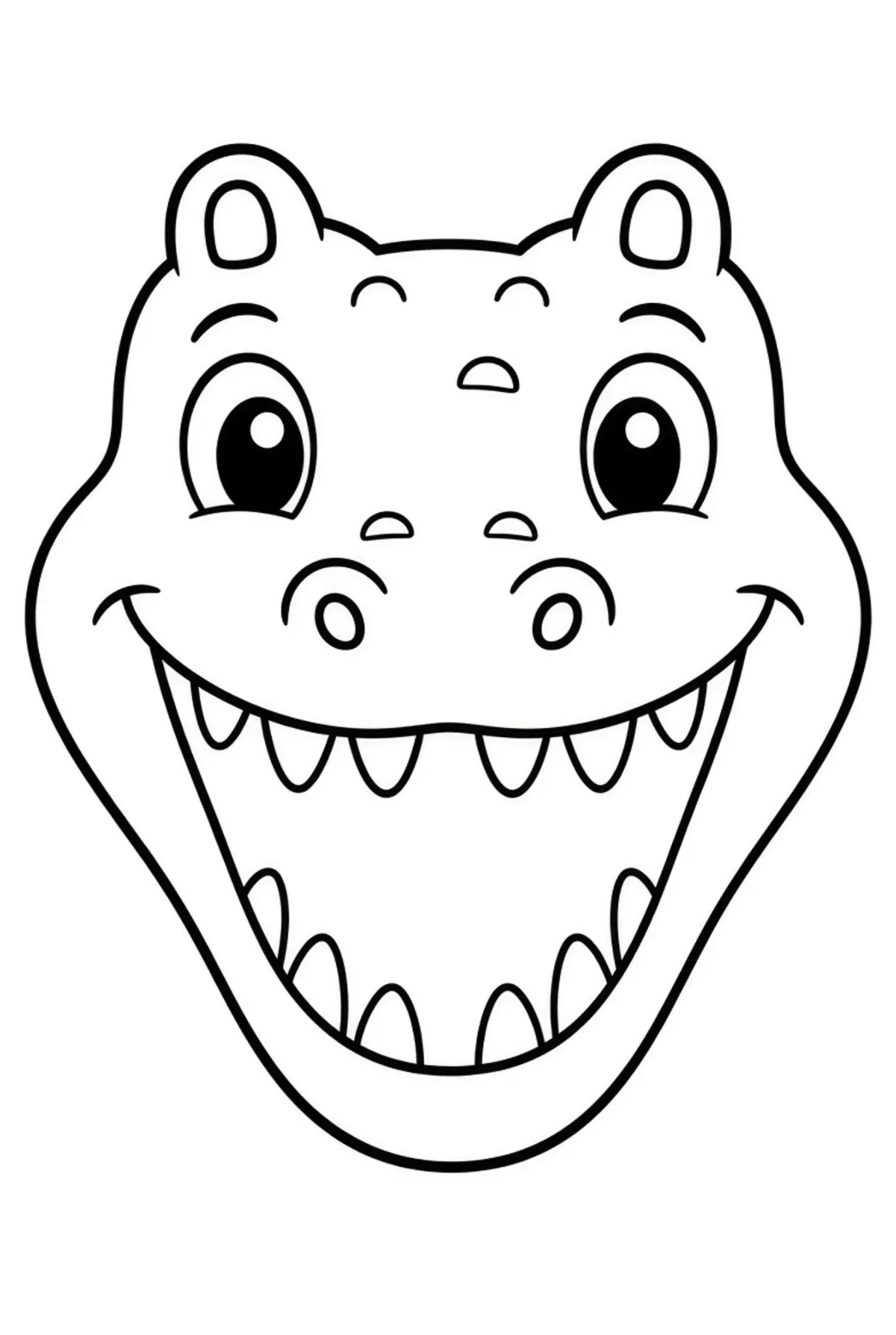 Crocodile coloring pages printable for kids
