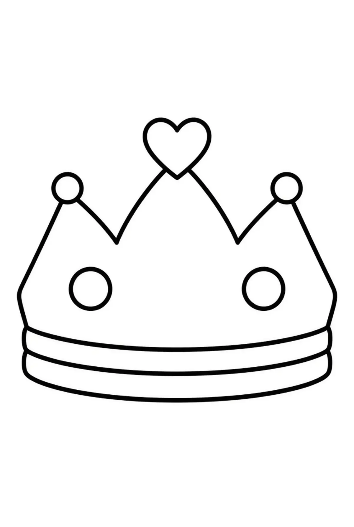 Crown coloring pages printable for kids