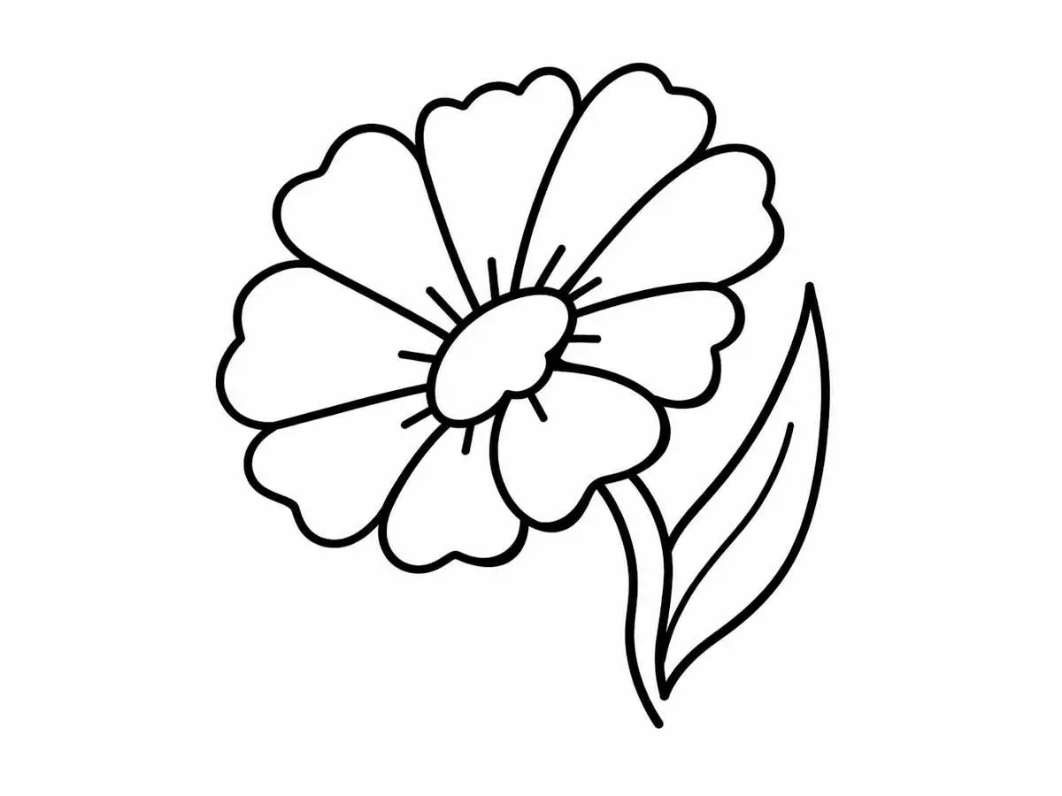 Daisy coloring pages printable for kids