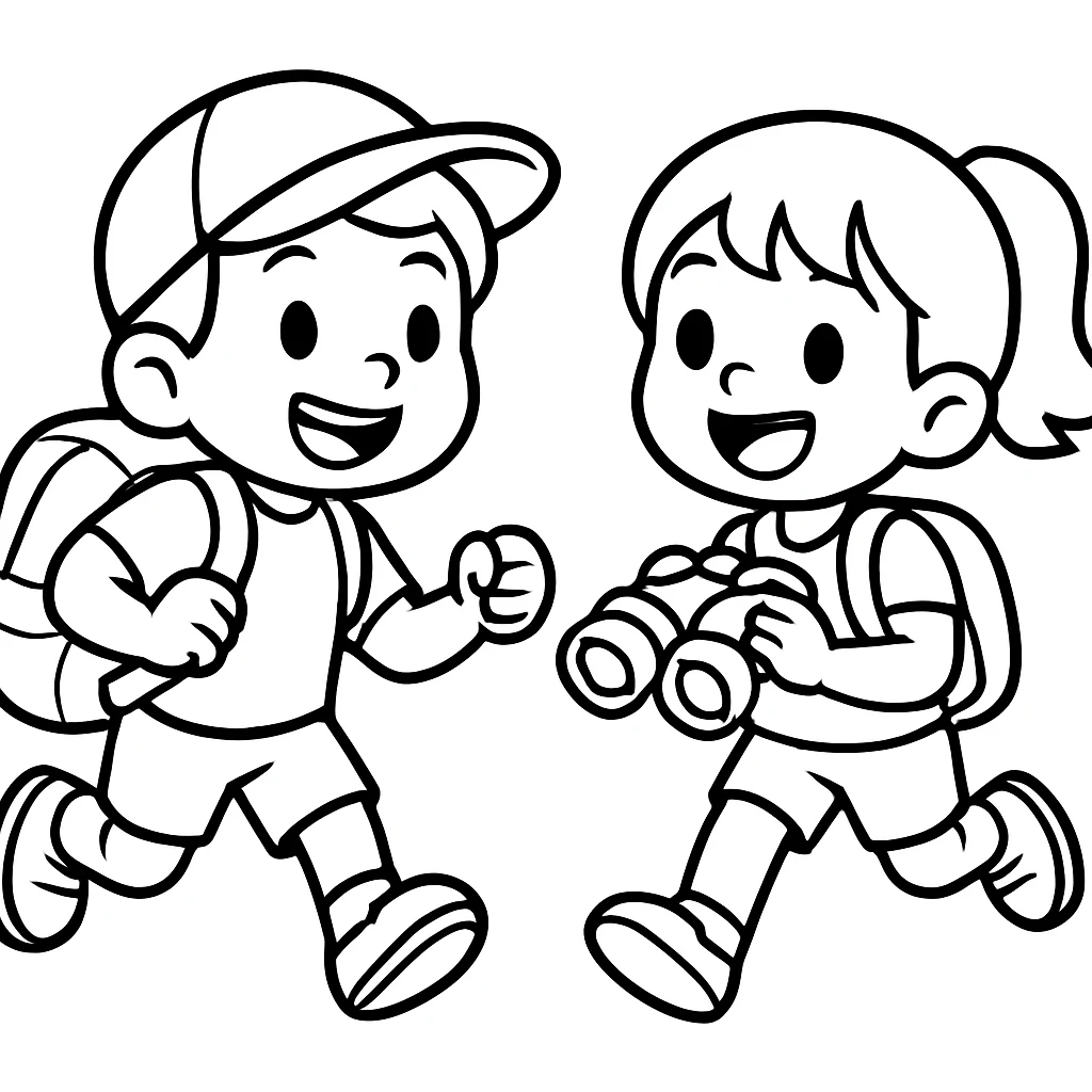 Disney Shows drawing page for kids