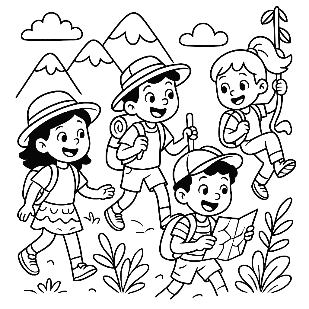 Free Disney Shows coloring sheet for kids
