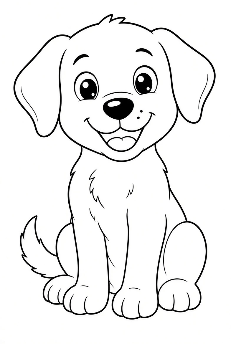Dog coloring pages