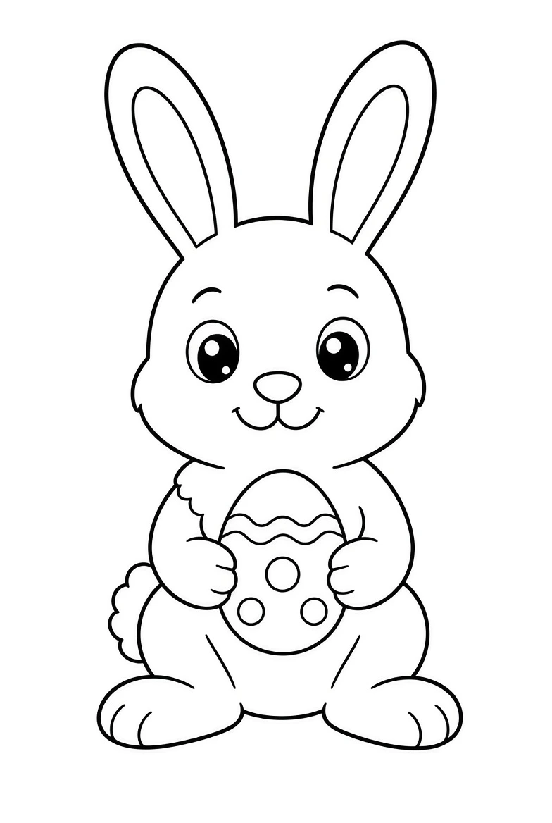Easter coloring page