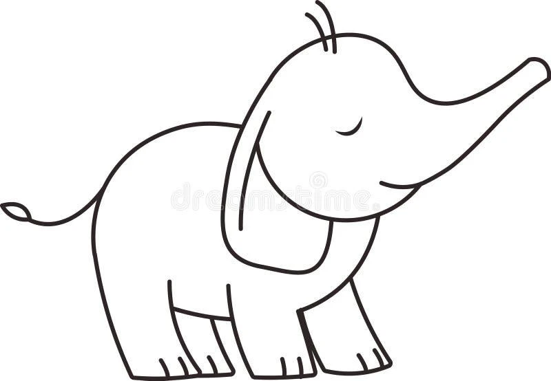 Elephant coloring pages printable for kids