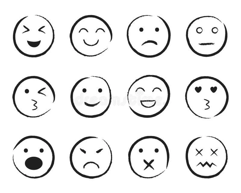 Face drawing page for kids
