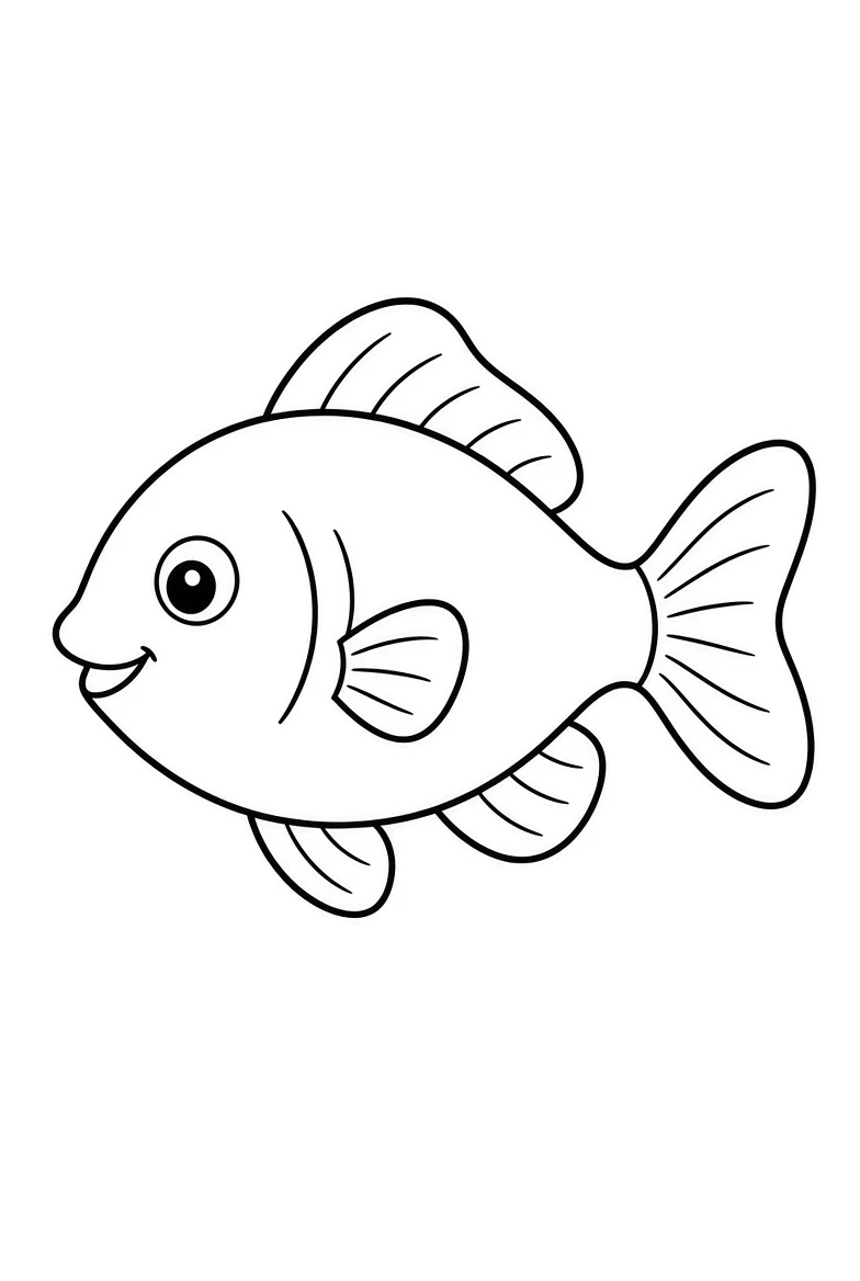 Fish coloring pages