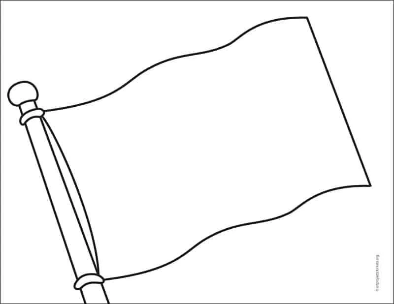 Flag coloring pages