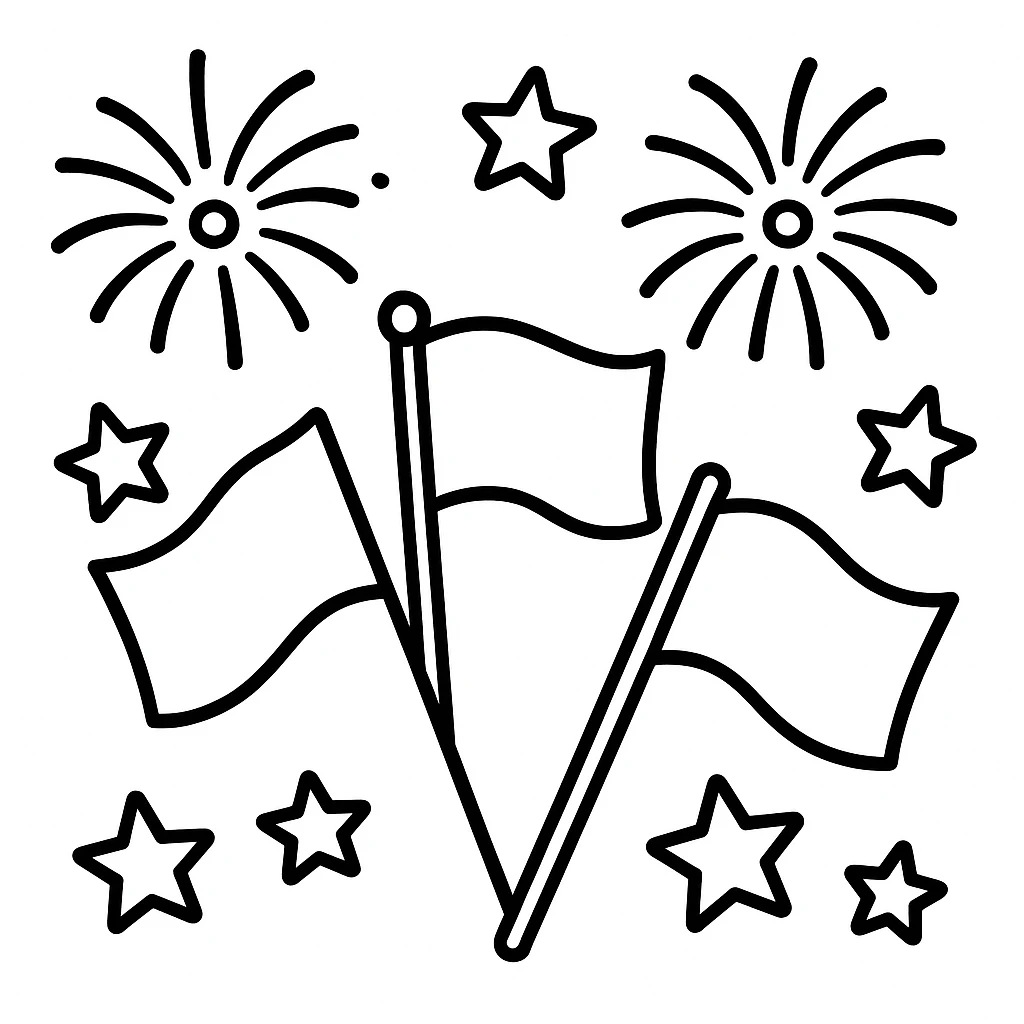 Fourth Of July coloring pages