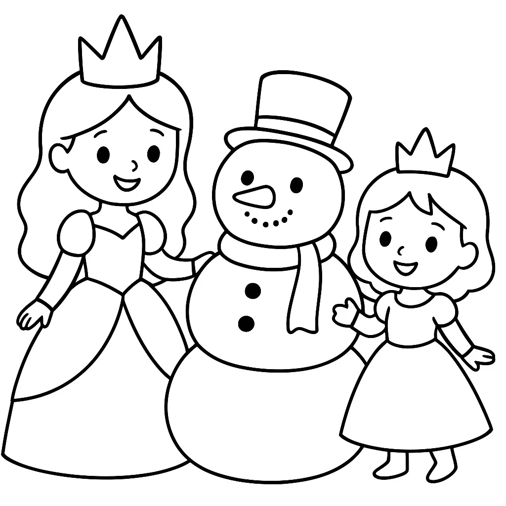 Frozen coloring pages