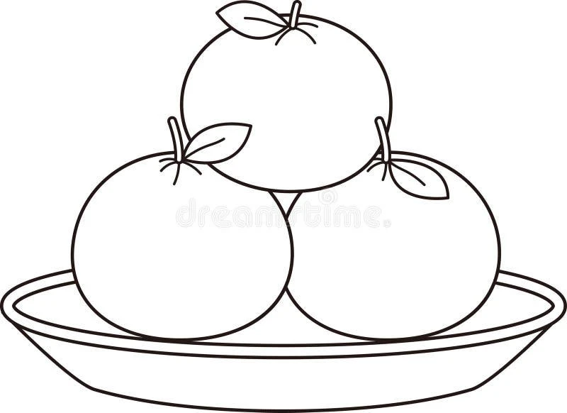 Fruit coloring pages