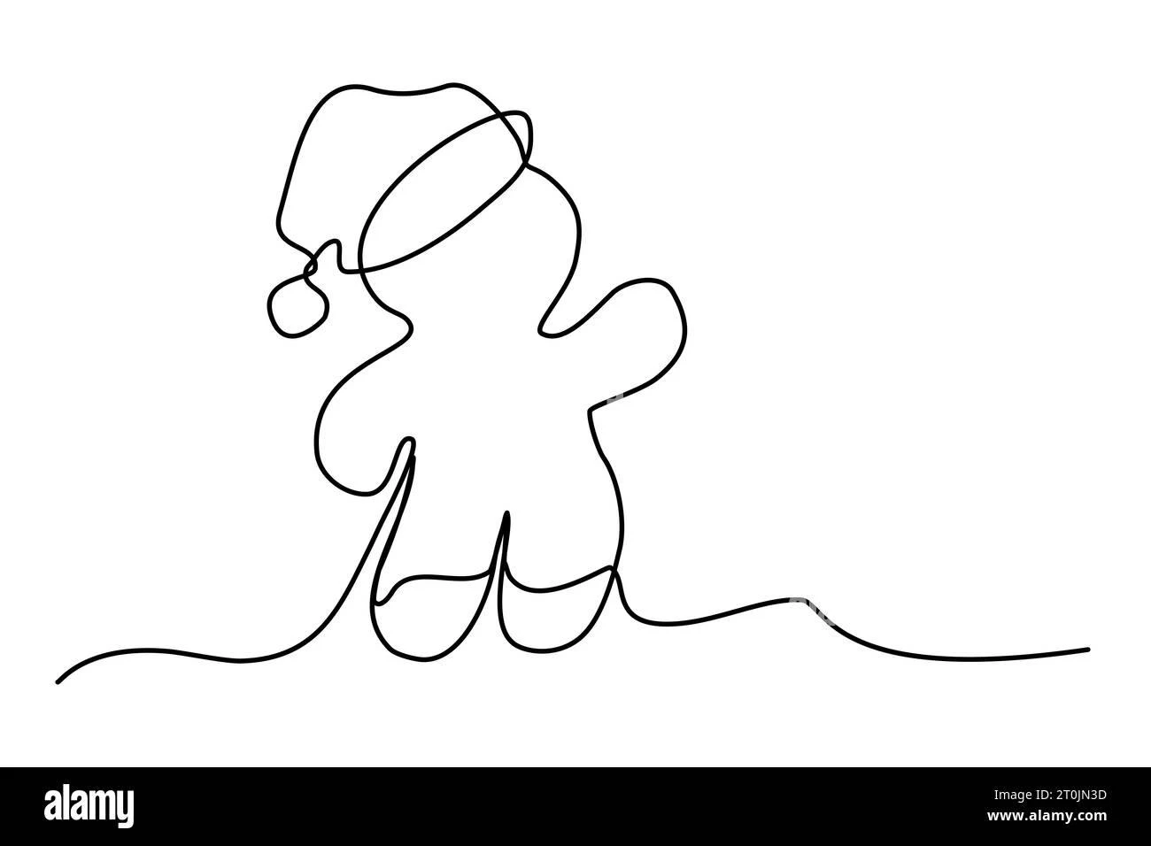 Free Gingerbread coloring sheet for kids