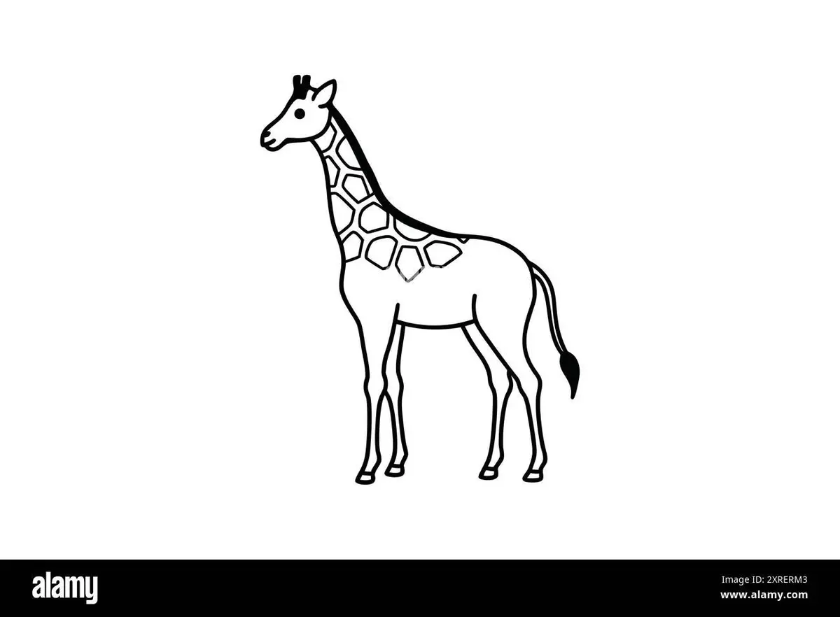 Giraffe coloring pages