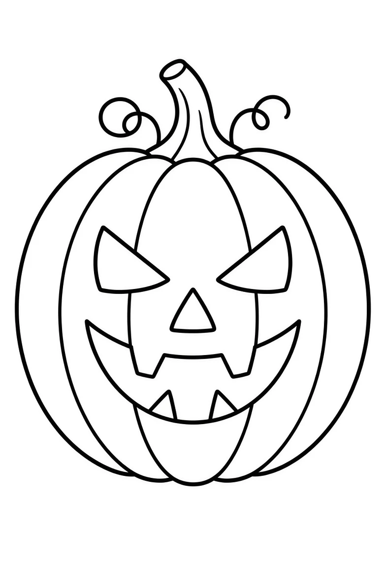 Halloween coloring page