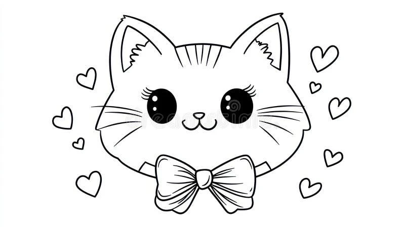 Free Hello Kitty coloring sheet for kids