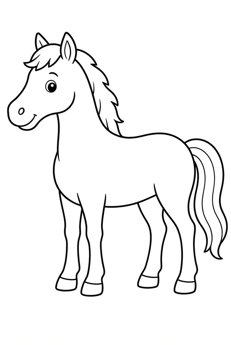 Horse coloring pages