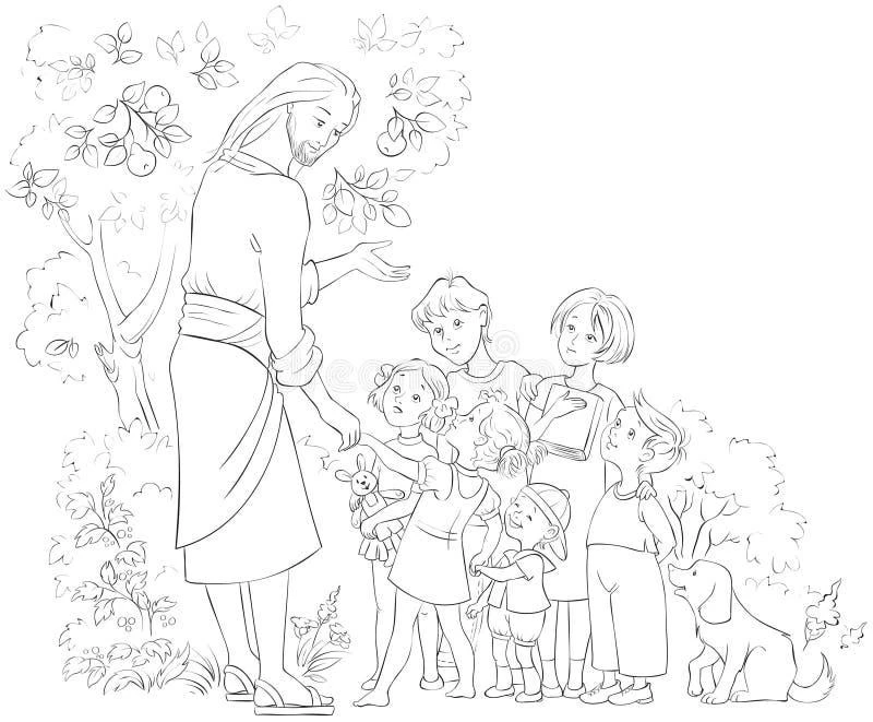 Free Jesus coloring sheet for kids