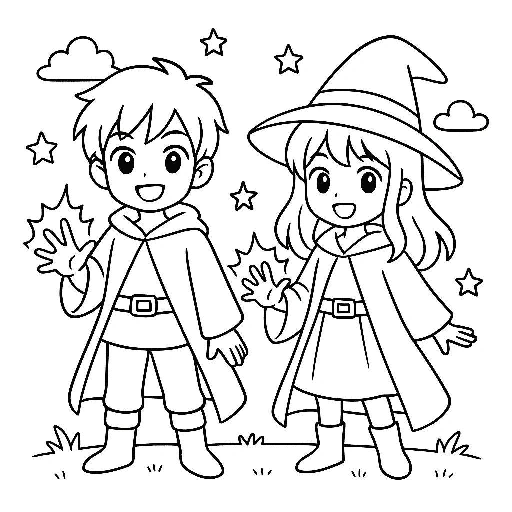 Jujutsu Kaisen coloring pages printable for kids