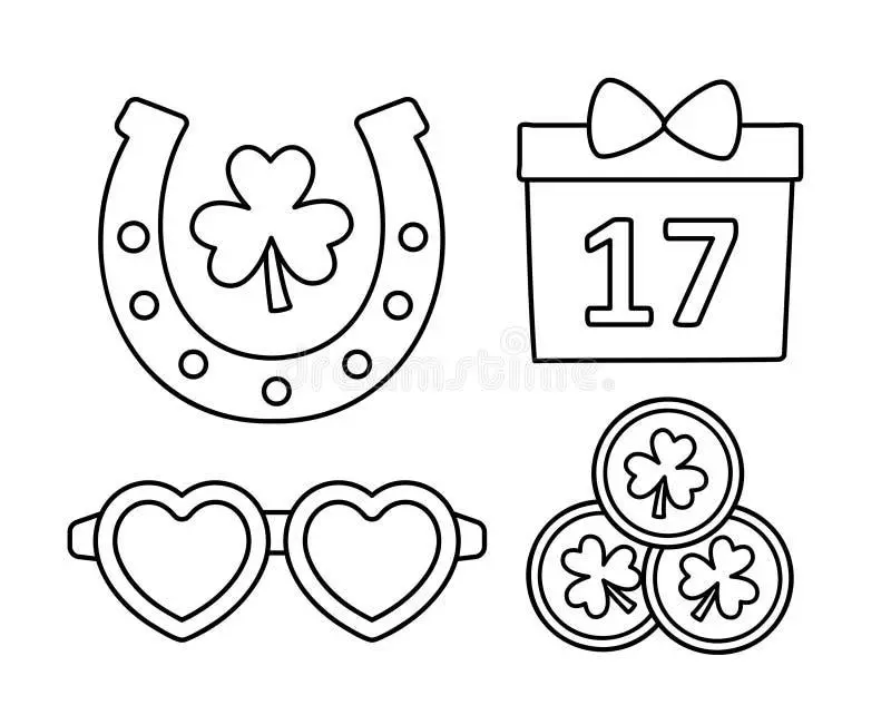 Free Leprechaun coloring sheet for kids