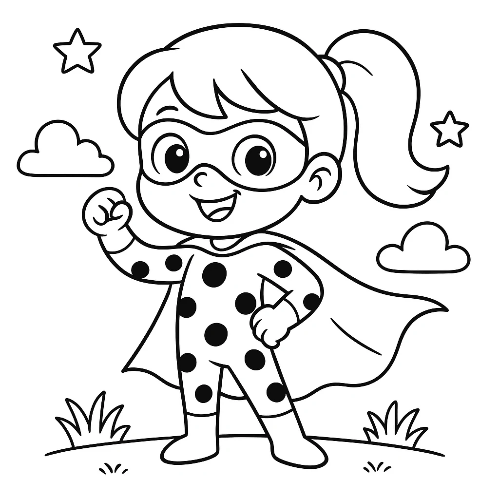 Miraculous Ladybug coloring pages printable for kids