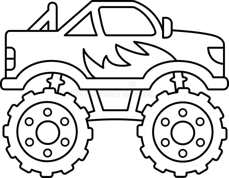 Monster Truck coloring page