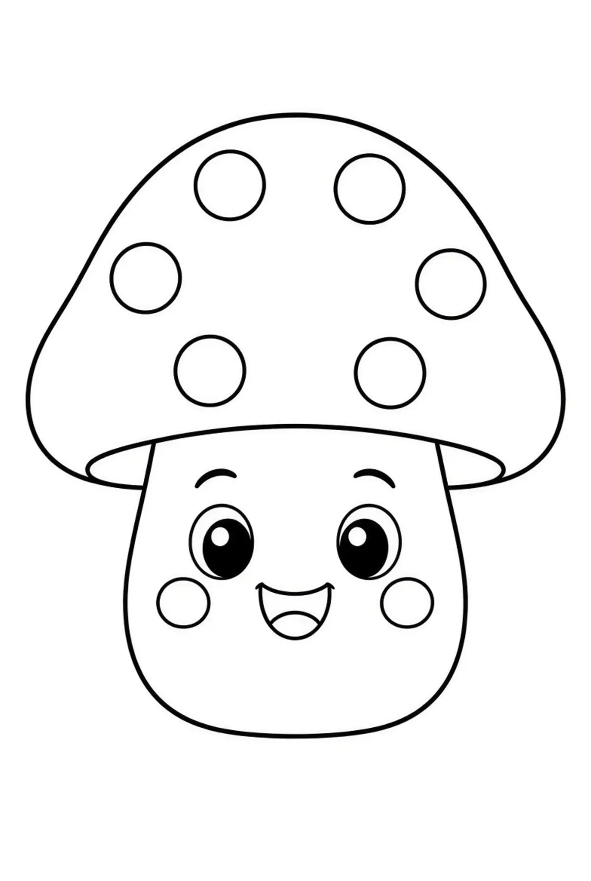 Mushroom coloring pages