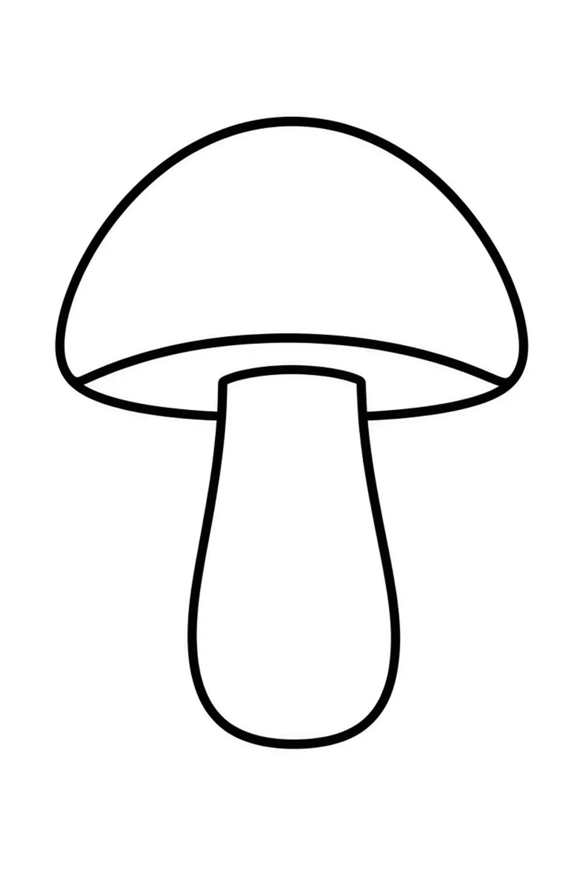 Mushroom coloring pages printable for kids