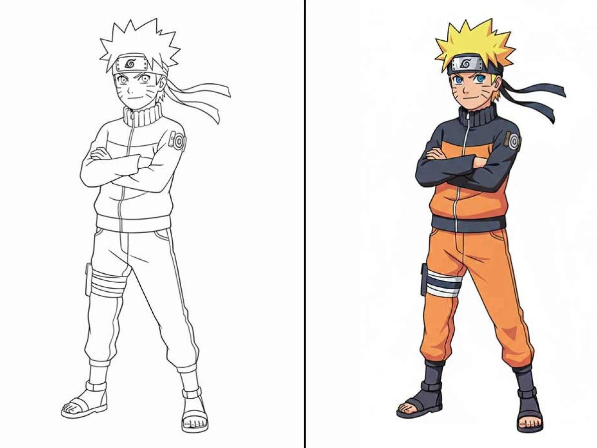 Naruto coloring pages