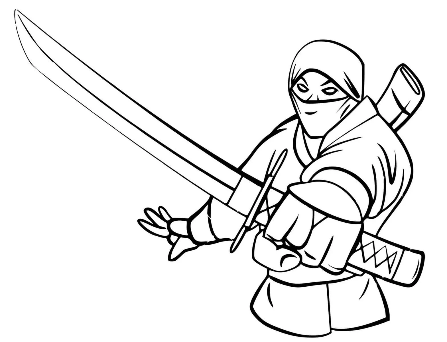 Naruto drawing page for kids