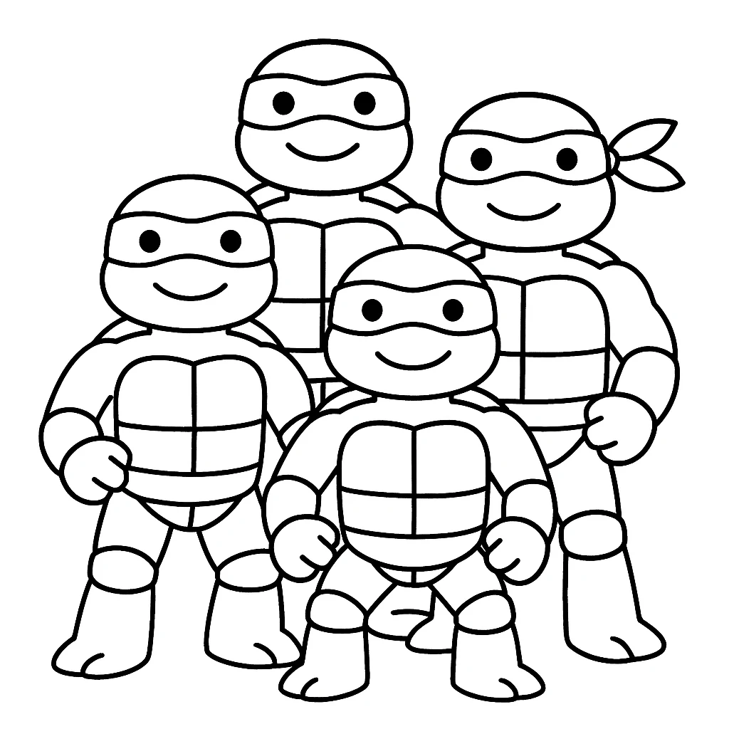Ninja Turtles coloring pages