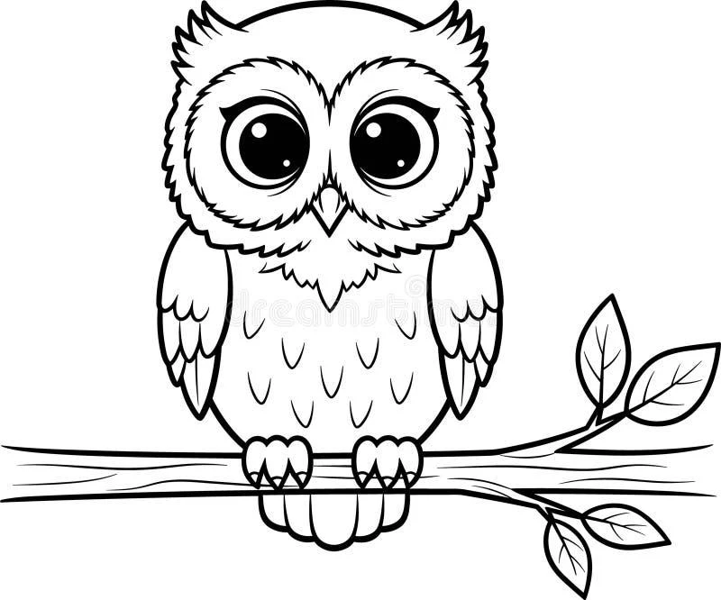 Owl coloring pages