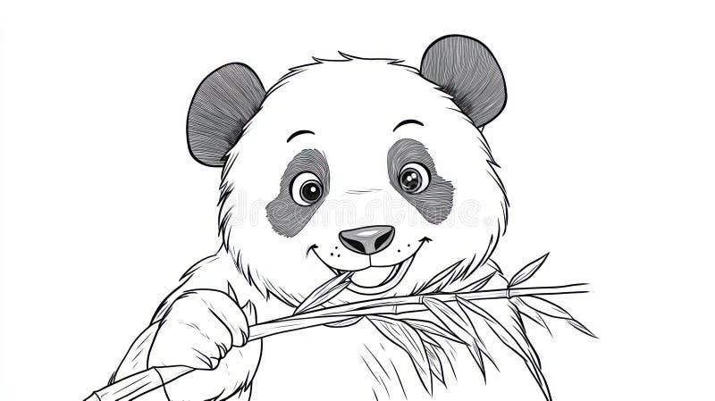 Panda coloring pages