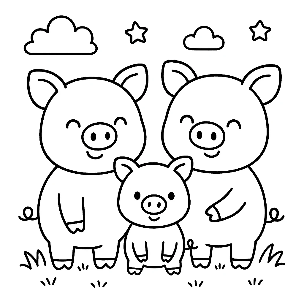 Peppa Pig coloring pages printable for kids