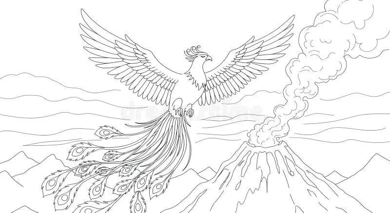 Phoenix coloring pages