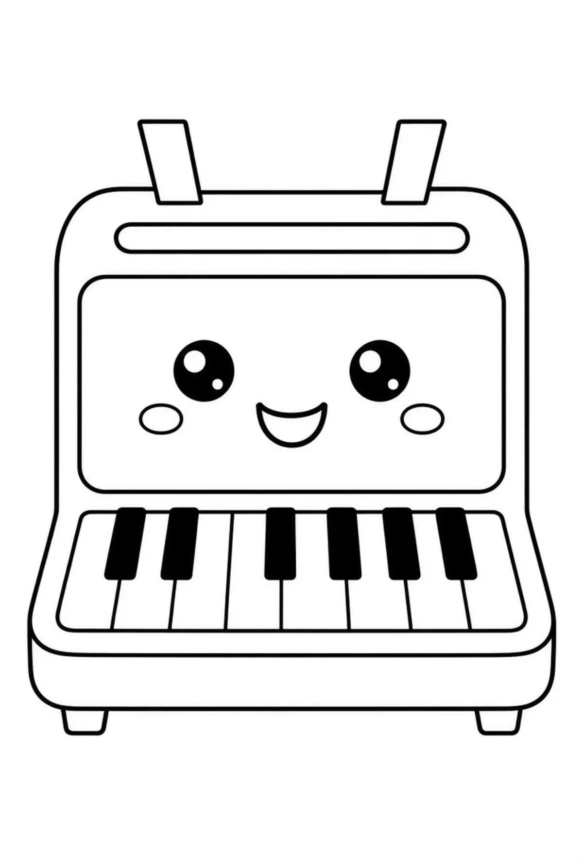Piano coloring pages printable for kids