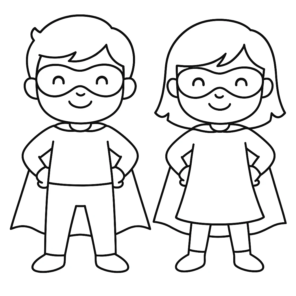 Pj Masks coloring pages