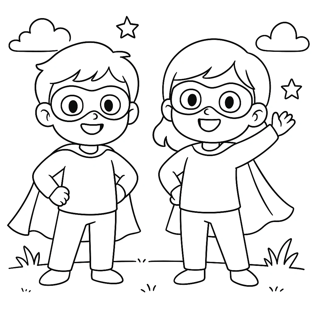 Pj Masks coloring pages printable for kids